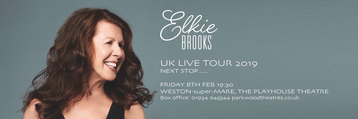 Elkie's first show of 2019 @Theplayhousewsm Weston-super-Mare on Friday 8th Feb...Get your tickets here: parkwoodtheatres.co.uk/Playhouse-Thea…
