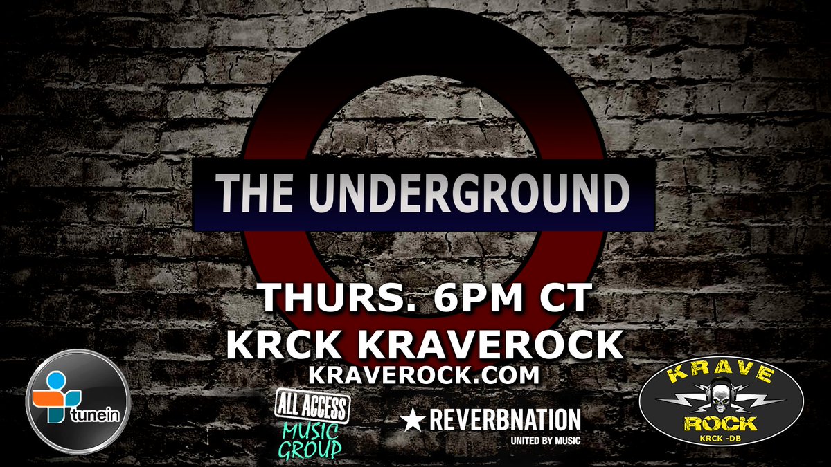 We are super stoked to announce that we will be featured on "The Underground", at Krave Rock radio! Please tune in and listen tomorrow starting at 6PM CT to help support us!

#KraveRock #Chemist #TheUnderground #RockRadio #Radio