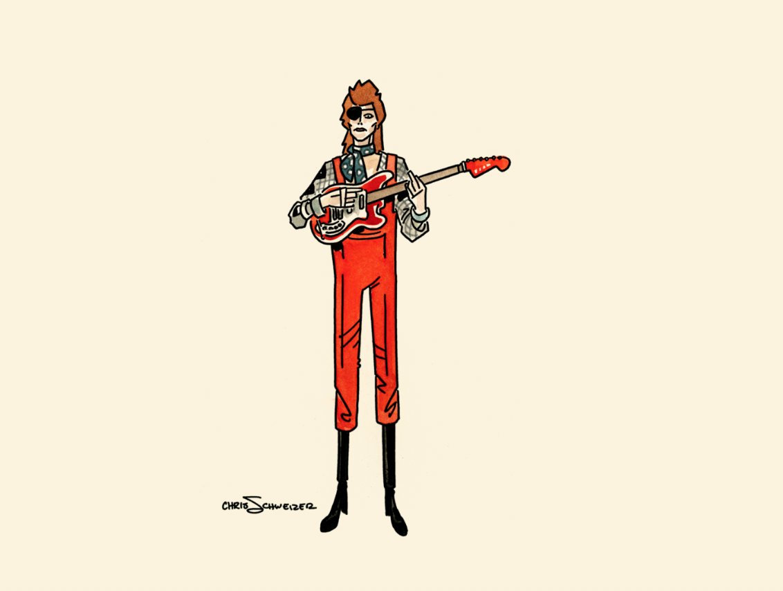 One day late, but happy David Bowie\s birthday! 