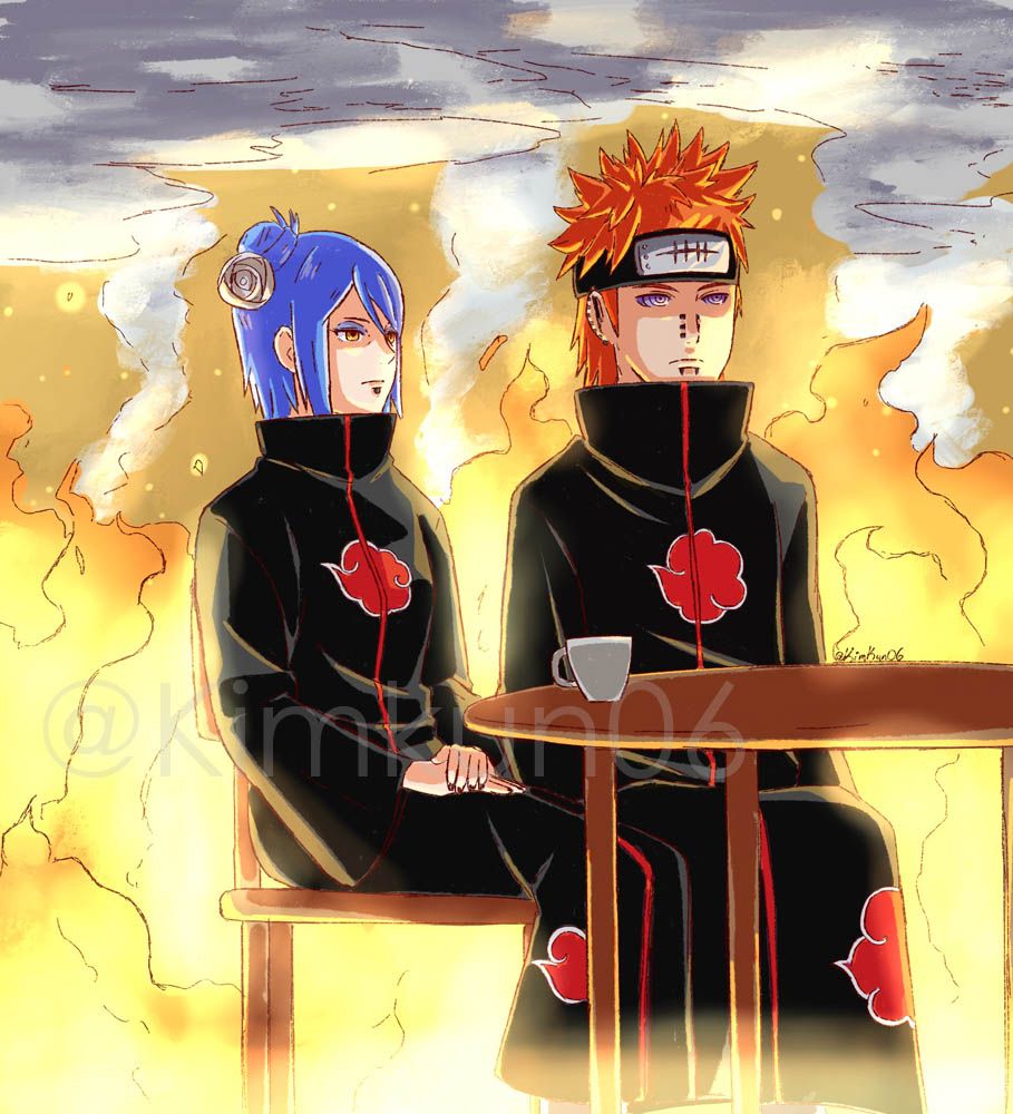 Kiora Saya Ryoko Brainrot My Pain Is Far Greater Than Yours Naruto Konan Pain Nagato ナルト 小南 長門 ペイン 暁