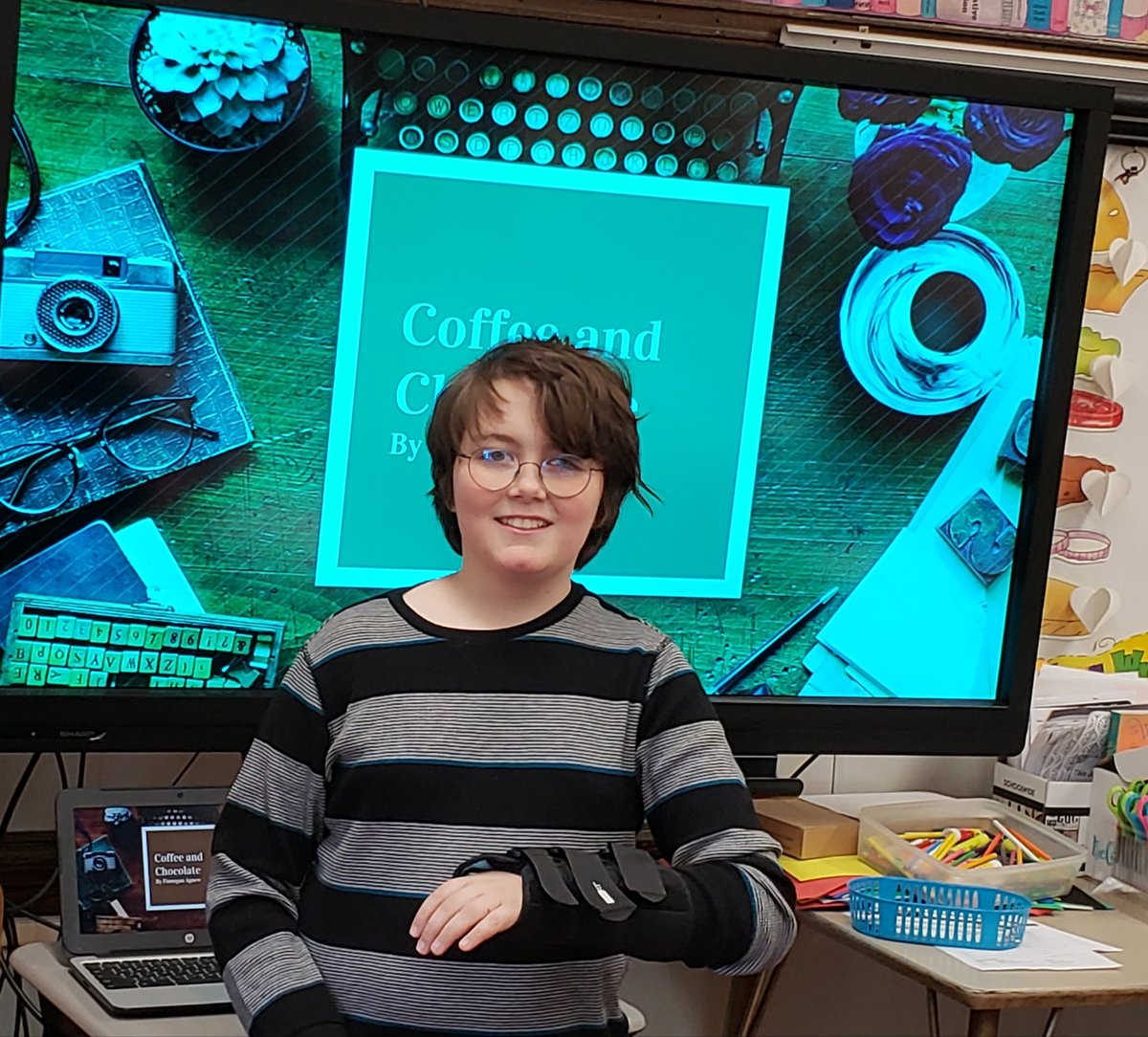 JuzdanGail's tweet image. Enjoying the talents of my students and their Genius Hour presentations. #WeeLearn #WeeCreate @WeehawkenTSD  @SuzanneMera  @teachnbeach1 @McginleyIsabel