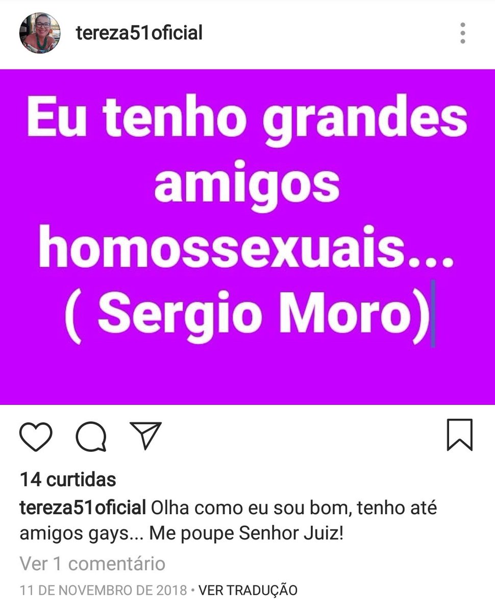 erreoliveira's tweet photo. Terezinha debochando do Moro. Entreguem o prêmio pra essa musa. #BBB19 https://t.co/7hBtTAMsHz
