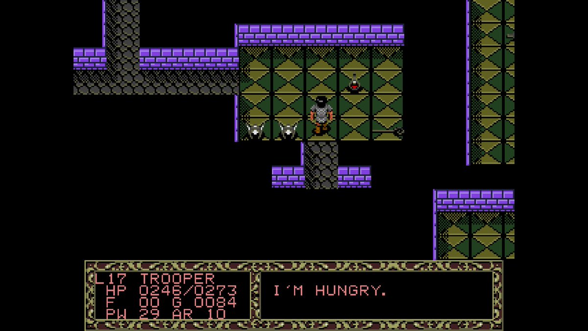 Fatal Labyrinth is a sega genesis (megadrive) game design like a RogueLike Turn-Based RPG, with each movement or action the equivalent to one turn. This game is completely brutal but usually pretty fair. It's really cool their a hunger system in the game.Really challenging time!