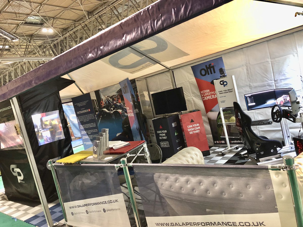 MaxCoatesRacing's tweet photo. 🚗🏁 We are ready for 4 days of the @Autosport_Show Show on the @GalaPerformance stand!

📟 Have a go on my @SimLab_eu / @chillblast simulator &amp; beat my time!? Trade days = £100 Gala Voucher / Public Days prize is an @olficamera bundle (cameras on stand)!
 
👋 See ya there https://t.co/4LC5JcjJOi