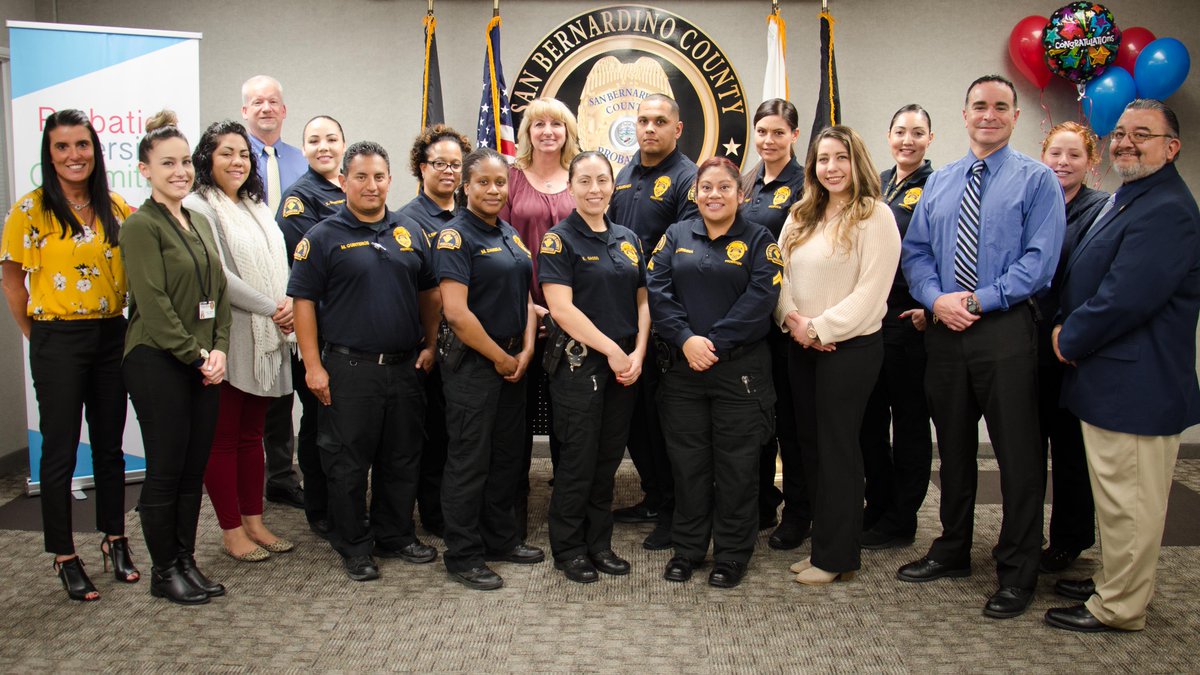 SBCprobation's tweet photo. #SBCProbation employees gathered today to celebrate graduates who successfully completed the Department's Mentoring Program. The Mentoring Program is a voluntary program which allows employees, (protégés) to be matched with mentors to assist in reaching their career goals #SBCPDC https://t.co/IglGYQmXnp