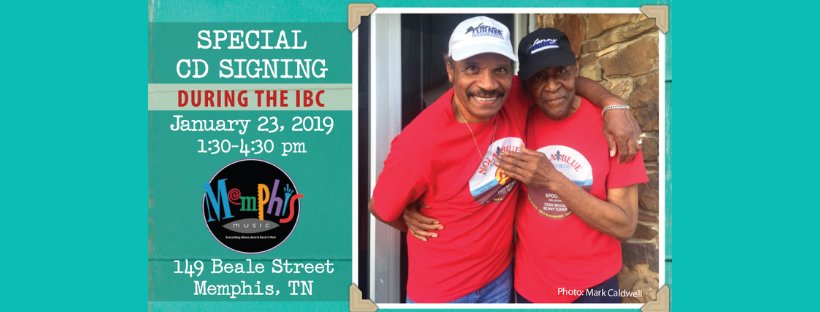 CassieJFox's tweet photo. #January #NolaBlueRecords Artists Benny Turner & Cash McCall-Meet & Greet #AlbumSigning Benny & Cash will be @ Memphis Music Jan 23rd Get your Copy Signed! "Going Back Home" Jan 23-2019 IBC Week #MemphisMusic #BealeStreet #IBCWeek @lovetocash @BennyTurnerBass #GoingBackHome https://t.co/vok2s1Hcjt