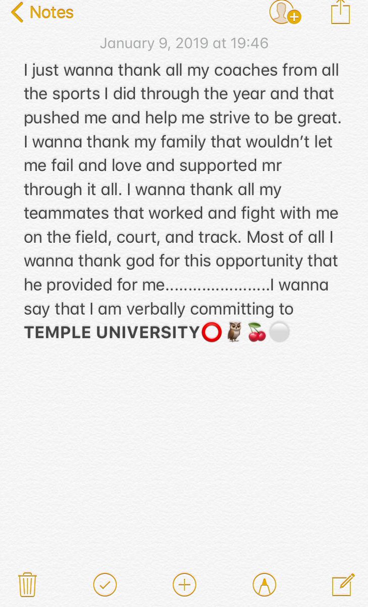 Nicwither19's tweet image. ALL GLORY TO GOD😇🙌🏽‼️@CoachFranTU @BLSEaglesFB @Temple_FB @TempleUniv
