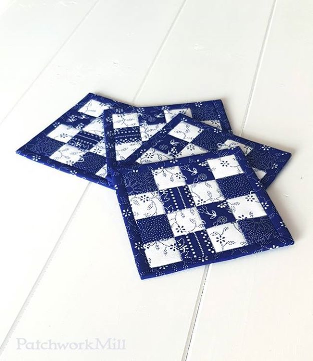 PatchworkMill's tweet image. Quilted Blue-Dyed Fabric Coasters - you can even play chess on them. :)
goo.gl/czWx1k
24.00