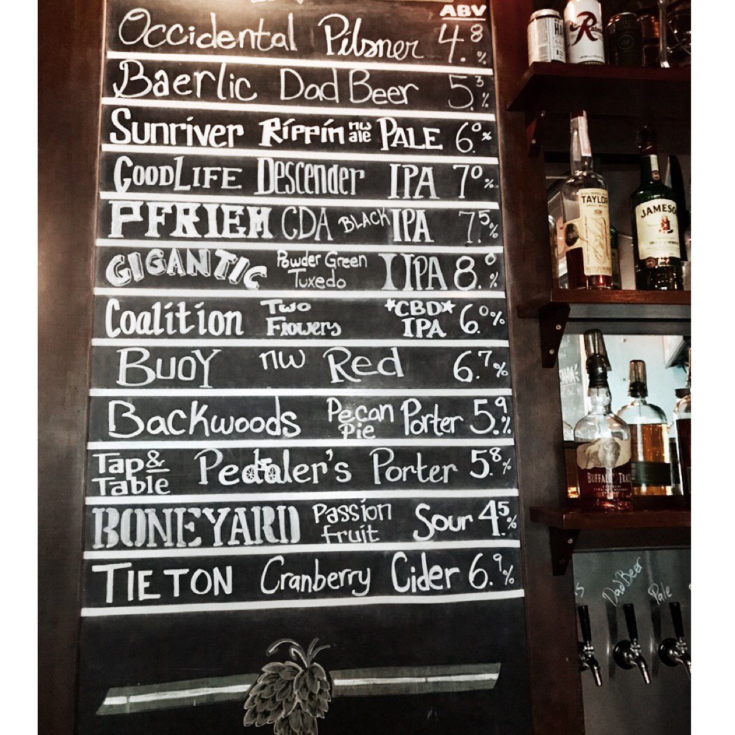 Come see what’s new on tap this week!
#drinklocal #tapandtable #winterbeer #cbdbeer