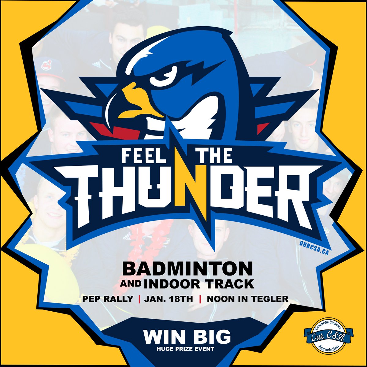 Don't miss the last pep rally of the year next Friday at NOON!