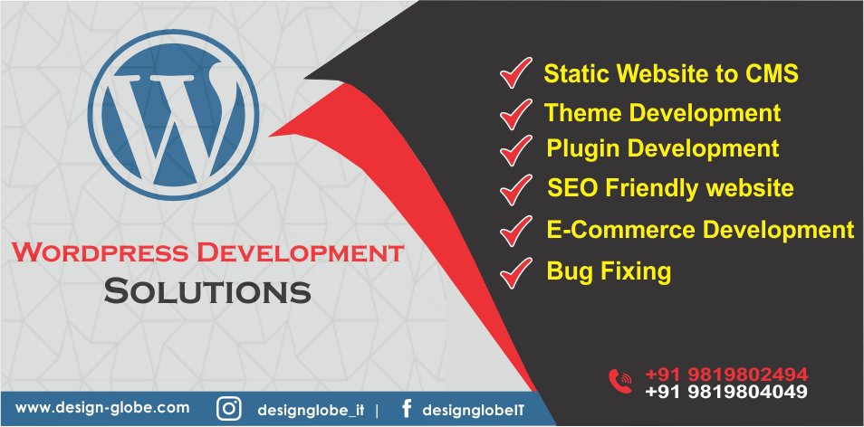 Design_Globe's tweet photo. WordPress is a free and open-source content management system based on PHP and MySQL. Features include a plugin architecture and a template system. #webdesign #webdevelopment #wordpress #DesignGlobeITSolutions https://t.co/5VL4TaiPWA