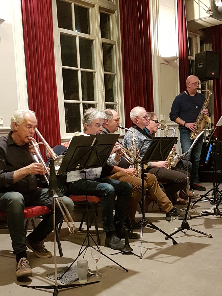 Gisteren een fijne repetitie DBZ George Michael met lekker veel blazers