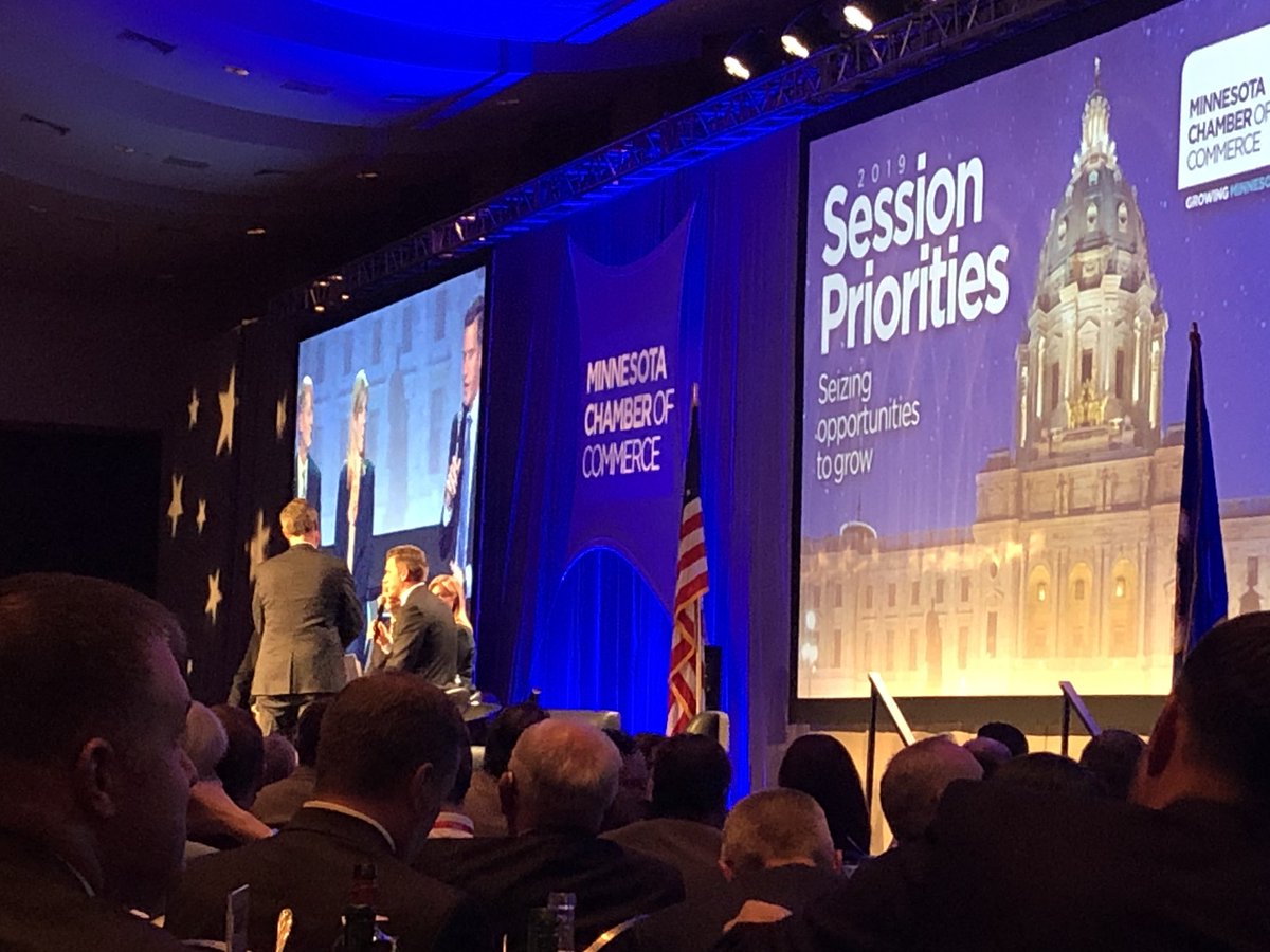nateprouty's tweet photo. Listening to our Minnesota legislative leaders at the 2019 #SessionPriorities #mnleg https://t.co/qN1TBmXip4