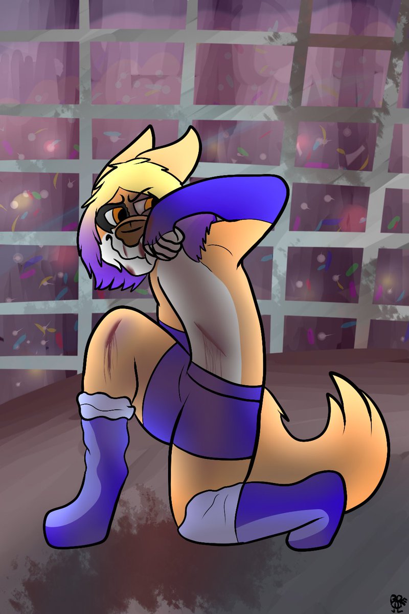 WolfyLuxray's tweet photo. Finished YCH for natureboy95 on FA! #furry #furryart #digitalart #art #digitalartwork #fightingring #wrestling #DigitalArtist #fight https://t.co/sOSz8lt25g