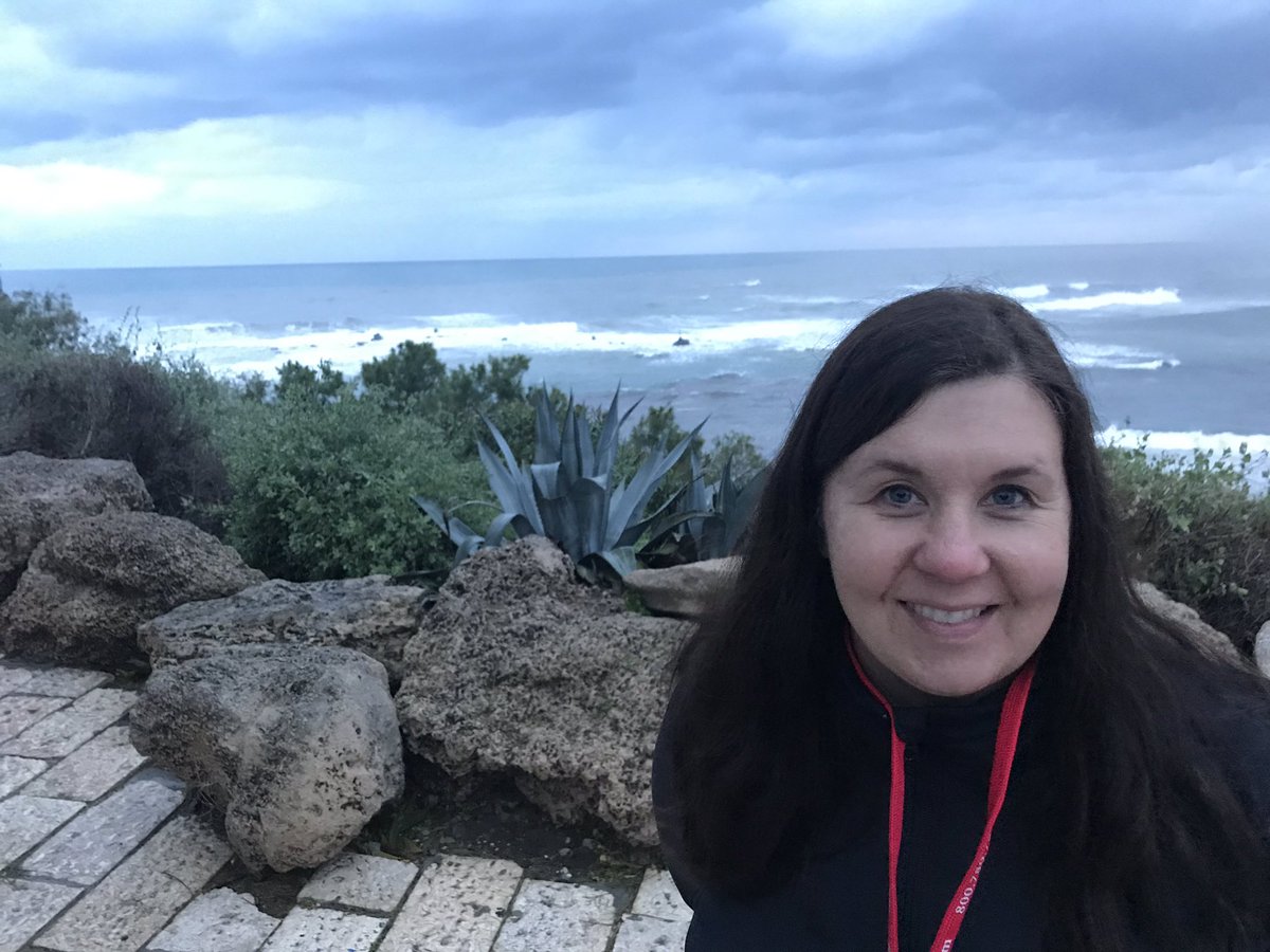 serenatravis's tweet photo. The Mediterranean Sea behind me at Jaffa (Joppa) where we could see the Andromeda Rock. We learned an interesting combination of history during our stop here including Simon the Tanner, Greek mythology, the Catholic Church, Napoleon and more. #freshseaair #jaffa #catsofisrael https://t.co/EyxlD4Yeju