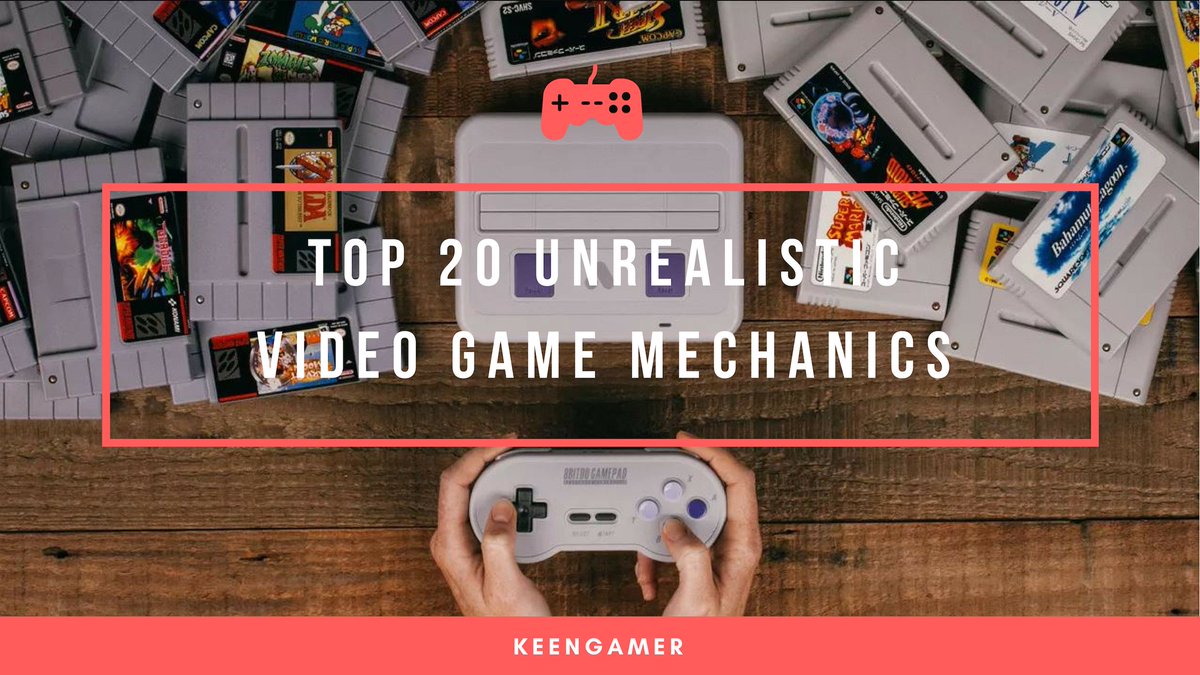 Check out our list of the top 20 unrealistic video game mechanics #gaming #gamingmechanics #gamingrealism #screwlogic keengamer.com/article/20675_…