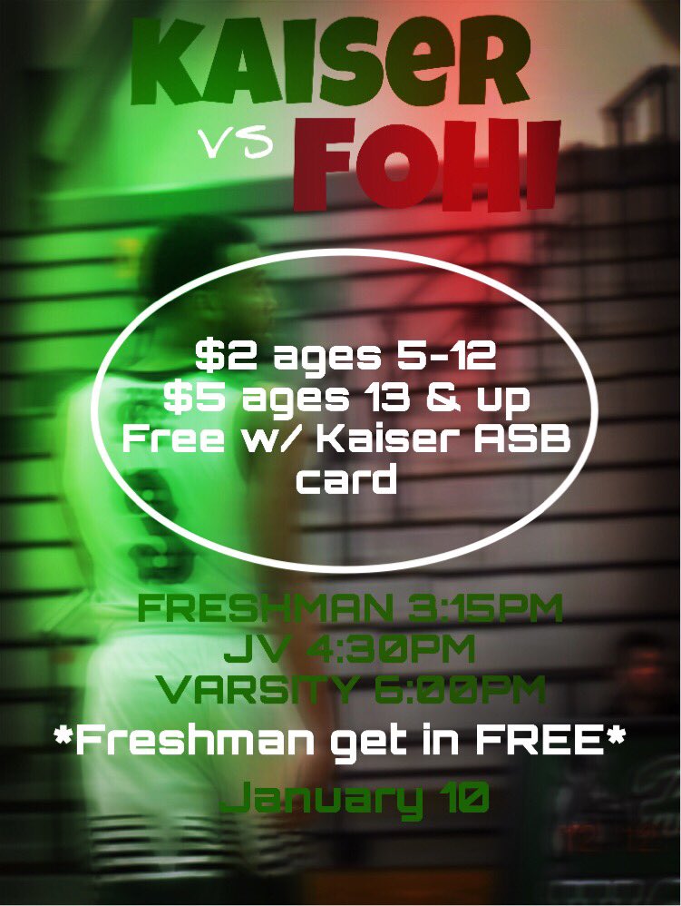 Kaiser HS ASB (@khsasb) on Twitter photo 