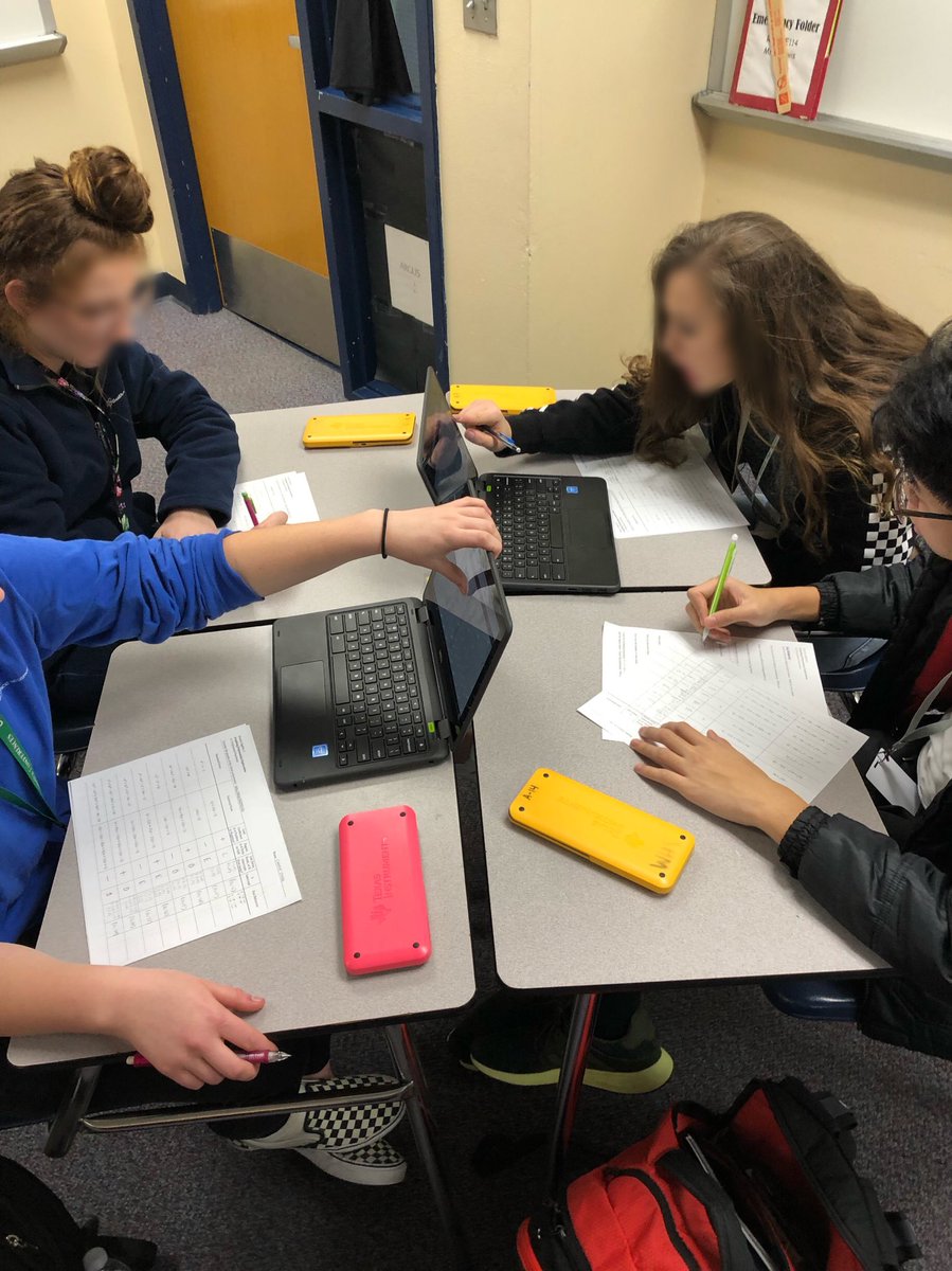 Vad00045's tweet image. Loving our new Chromebooks.  Alg 2 Ss using @Desmos graphs to investigate graphing polynomials.  #MTBoS #iteachmath #alg2chat