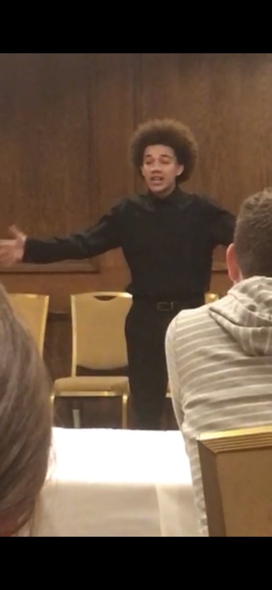 lynnneideck's tweet photo. In December Ben Neideck performed at the Michigan Thespian Festival. He got a Superior rating. Because of this he was able to audition for the Music Theatre Honors Ensemble. @BNeideck WAS SELECTED!!!!! #singtoinspire #weareclarkston #wolvesachieve #troupe803 #ccsperformingarts https://t.co/gxLu23tQ2n
