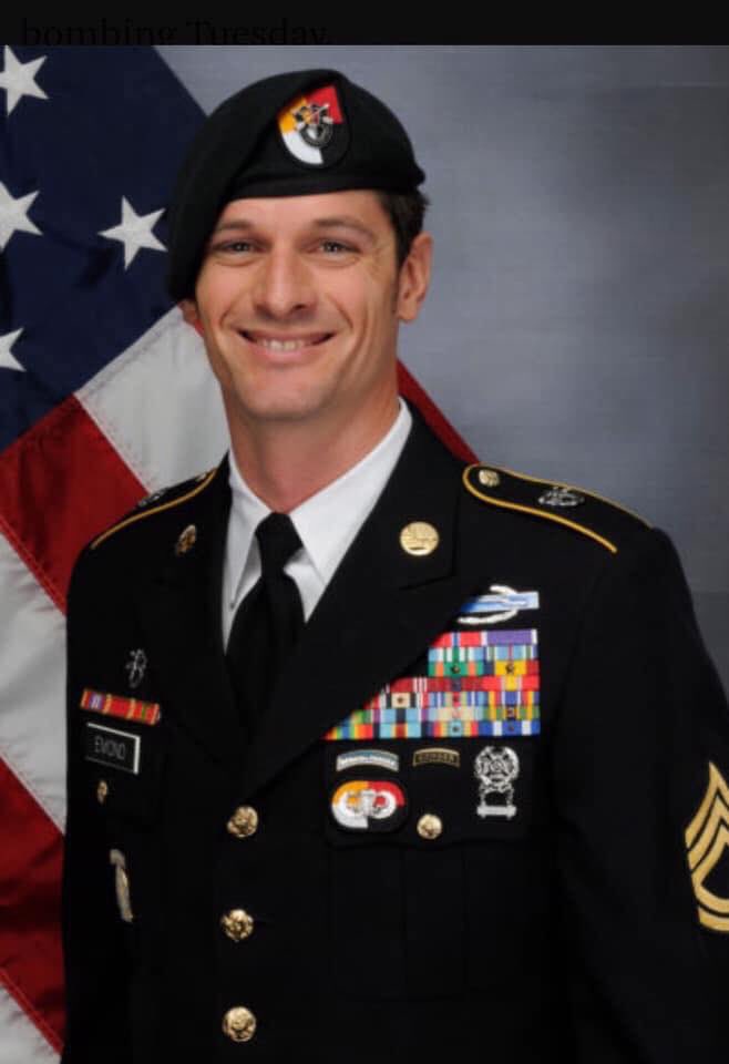 Governor Baker has ordered that the American and Massachusetts flags be lowered to half-staff from sunrise until sunset at all state buildings on Friday, January 11, 2019, the day of interment, in honor of SFC Eric Emond, a native of Fall River, KOA in Afghanistan on 11/27/2018.