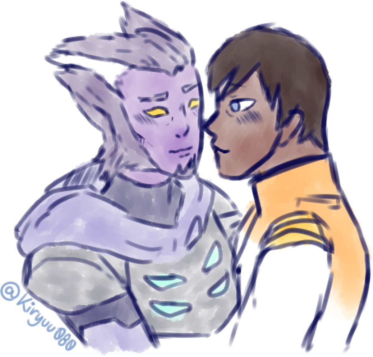 ookami_han's tweet photo. Well, now is Thace x Curtis.
idk why
I think they're cute(?) lol
#ThacexCurtis (?) #Thace #ThaceVoltron #Curtis #CurtisVoltron #Galra #vld #Voltron https://t.co/dtev2VeDaV