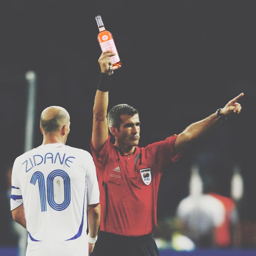 frenchafwine's tweet photo. This happened 4567 days ago #zinedinezidane #frenchworldcup #headbutt https://t.co/W2VG4nAIV1