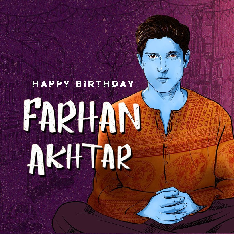 Happy Birthday to Farhan Akhtar, but why does he look like a character from Avatar? 