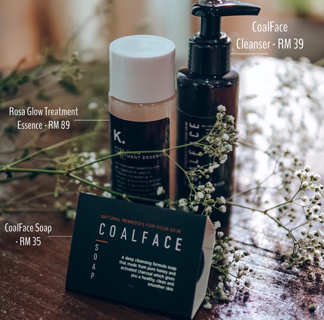 Hi Kayfairies! 💕

It's time to get your own Kayman Beauty products
☘ Coalface Soap RM35
☘ Coalface Cleanser RM39
☘ Rosaglow Treatment Essence RM89

Free Gift with every purchase! 
Free COD Bangi/Cyberjaya
Free Postage for purchase more than two items 

linktr.ee/makeitlass