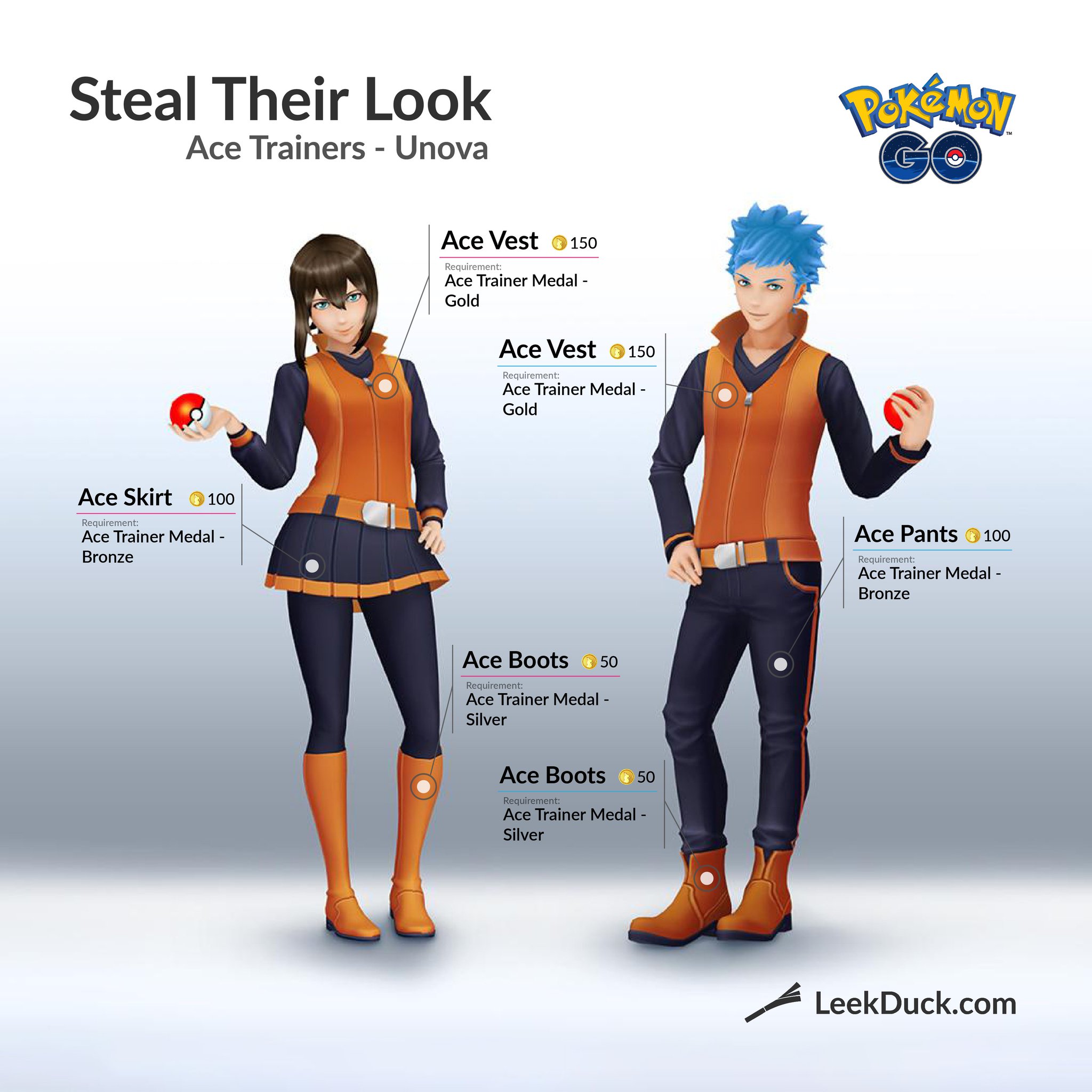 Leek Duck on Twitter "Steal Their Look Ace and Veteran Trainers…