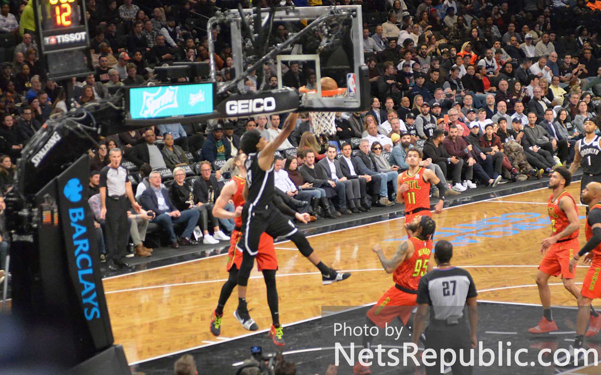 NetsRepublic's tweet photo. @_bigjayy_ (Jarrett Allen) with a #FroDown on @atlhawks on 1/9/19 @barclayscenter
#BrooklynNets #LetsGoNets #NetsNation #Nets #NBA #BasketBall
#WeAreNetsRepublic #WeCameToPlay #WeGoHard #BrooklynGrit https://t.co/nCfVYAGXJB
