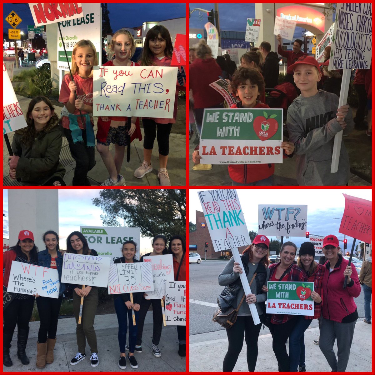 Mollylibby77's tweet image. Good turnout at our rally to show Parent Teacher Unity in Woodland Hills today! Join us Friday @ 3:30 TopangaBLVD/VenturaBLVD to show ur support if no deal is reached. #redfored #UTLAStrong #StrikeReady #IStandWithTeachers
