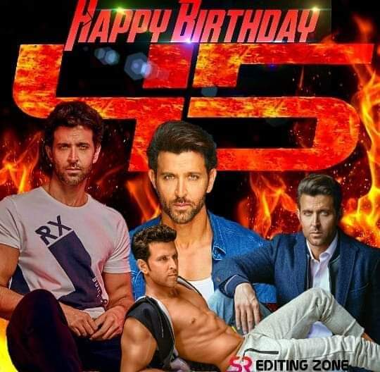 Happy birthday hrithik roshan sir  Krrish 4 .5 ka good news kab do get sir 