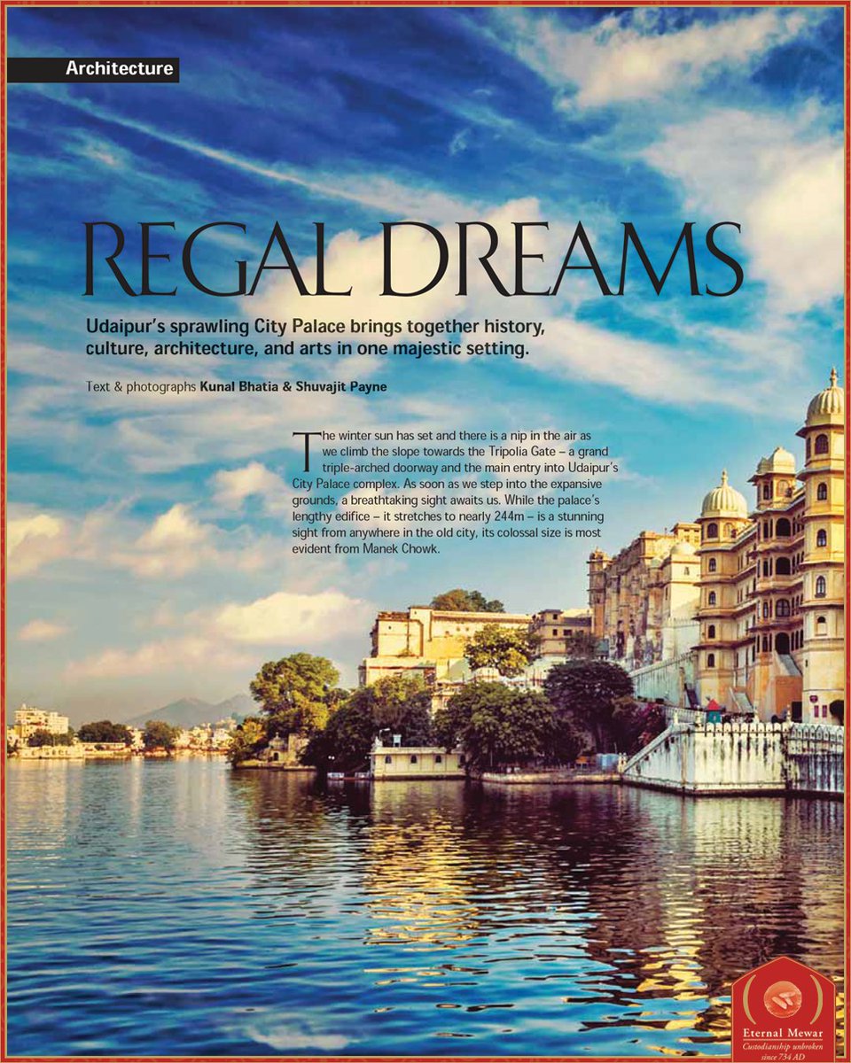 Eternal_Mewar's tweet photo. We thank @jetairways for featuring @CP_Museum in their inflight magazine, Jetwings International. We welcome everyone with open arms to experience the living heritage and glorious history with grand architectural marvel which speaks for itself. #Jetwings #EternalMewar #Udaipur https://t.co/QWYdpYSoH7