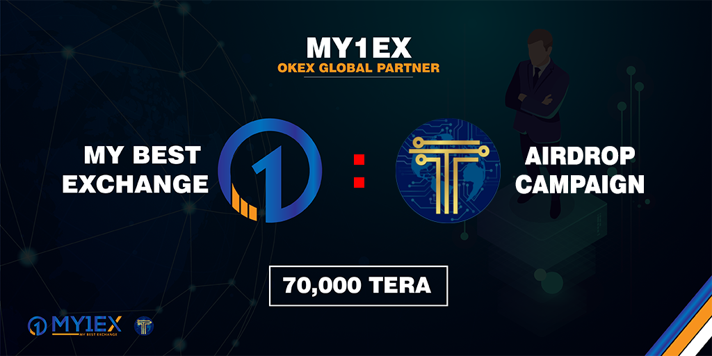 ex_my1's tweet photo. ☀️AIRDROP CAMPAIGN!!!☀️

🚀GET THE AIRDROP
Submit and follow instructions on https://t.co/phHLXhBVnu

TOP 5 referral hunter will receive the bonus prize from us:
🥇Rank 1 - 1000 TERA
🥈Rank 2 - 500 TERA
🥉Rank 3 - 300 TERA
🏅Rank 4&amp;5 - 200 TERA

#Airdrop #my1ex #crypto https://t.co/cZ9ArwgRnE