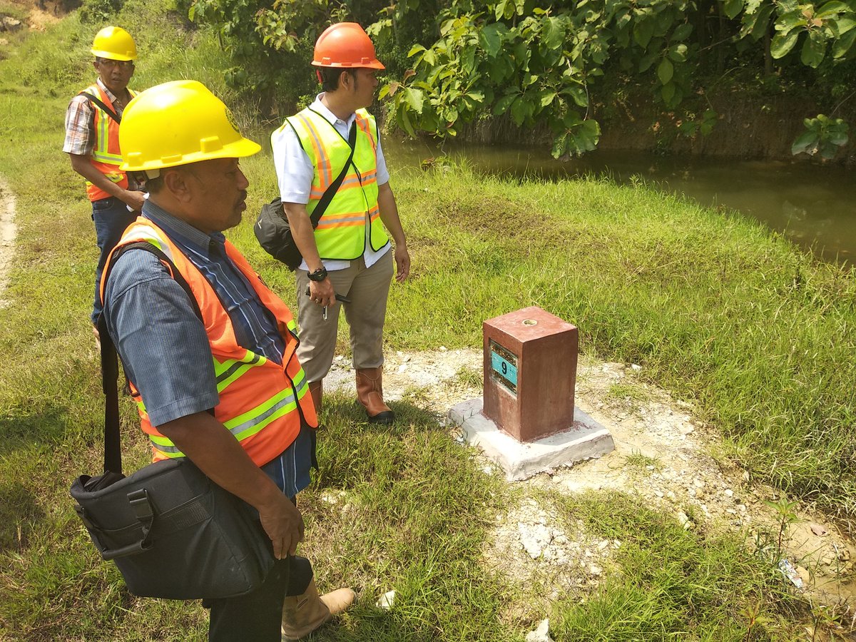 Inspeksi tanda batas WIUP PT. Semen Grobogan