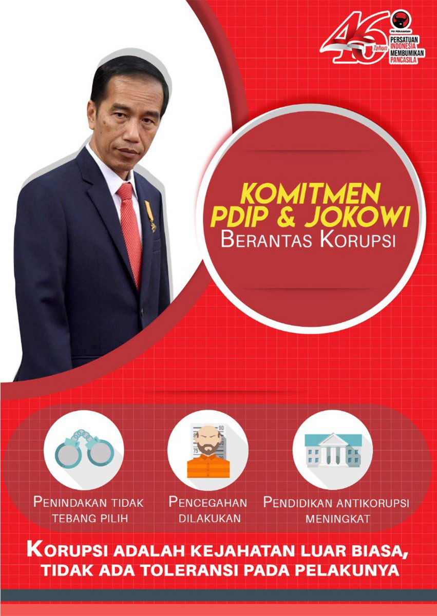 Siang tweeps, hari ini partai PDIP berulang tahun ke 46 loh #HUT46PDIPSeru