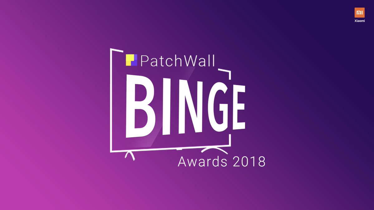 XiaomiIndia's tweet photo. We introduced the #PatchWallBingeAwards for the most popular PatchWall content. We clocked a massive ​12 million+ impressions, 33K + votes, and 4k + comments for the same. Thanks to you guys. #TheBiggerPicture https://t.co/IRZFtlQoYP