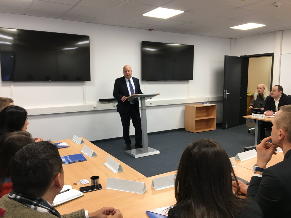 Marshall_Center's tweet photo. Our Director of the Program on Countering Transnational Organized Crime Joe Vann welcomed 15 participants from 11 nations our #PLTCE's English Language Enhancement Course Wednesday.  Find out how this course prepares participants for CTOC:  📖: https://t.co/hgxwVGL5K8 https://t.co/XnoR0pvC9e
