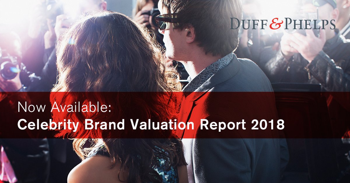 duffandphelps's tweet photo. We’re delighted to announce the fourth edition of Duff &amp; Phelps’ Celebrity Brand Valuation Report where we recognize India’s most powerful celebrity brands. Our theme this year: “The Bold, The Beautiful and The Brilliant.” Read now. 
https://t.co/fJIwFlJx2i #CelebBrandValuation https://t.co/uKXaUPBhpv