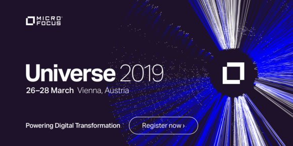 regnets's tweet image. Registration is now open for #MicroFocusUniverse 2019, our premier customer and partner event of the year. You won’t want to miss it! Happening 26-28 March in Vienna, Austria! Reg now: 
 bit.ly/2QCDDPB #TeamMicroFocus