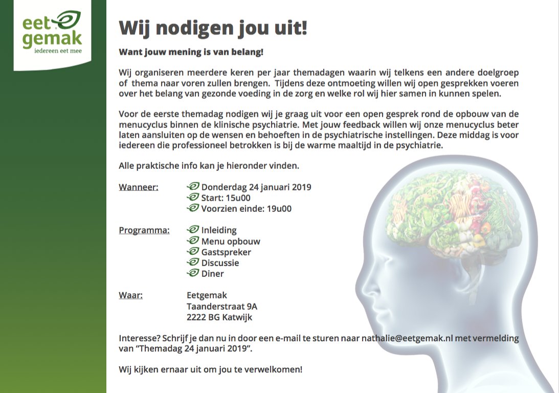 Eetgemak Maaltijden tweet media