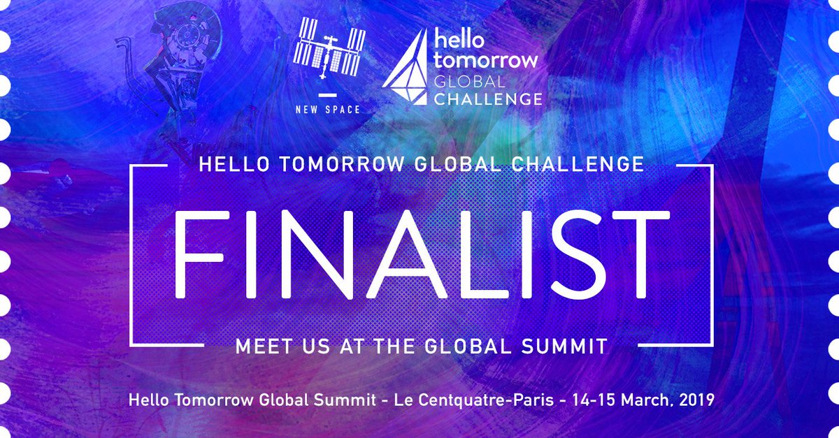 AsgardSpace's tweet photo. We made it to the @hellotmrc Global Finals of #HTChallenge! From 4,500 applications we have been named one of the 7 New Space track Finalists competing to win at the #HTSummit!  Come hear us pitch in Paris on March 14-15. More on the event here -> https://t.co/DkwR7qtcaM https://t.co/rE54l1wBwG