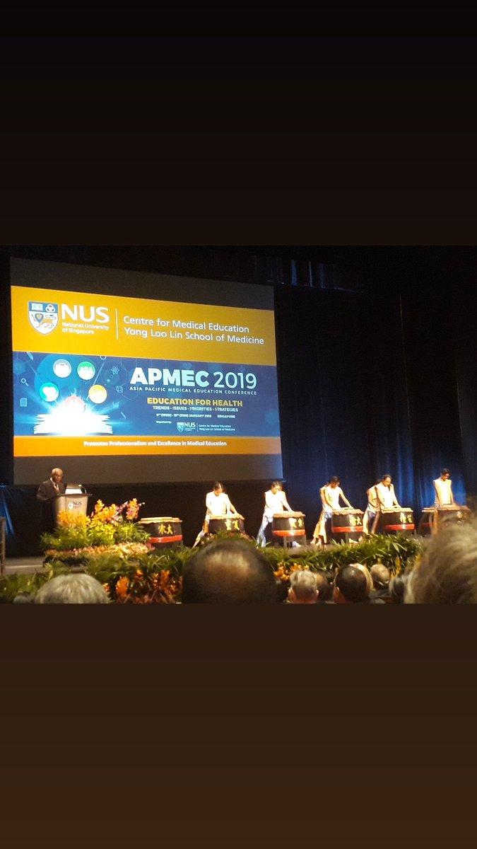Drum-struck at #apmec2019 opening ceremony :)