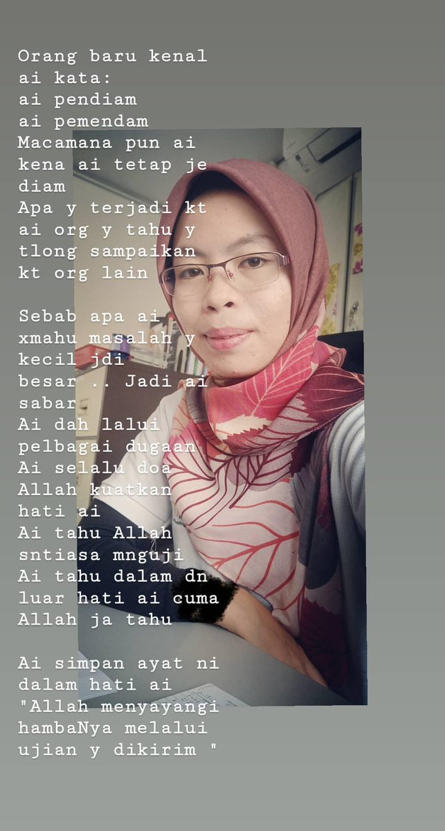 orenleea's tweet photo. Kehidupan #2019 https://t.co/1zzJ59SbRN