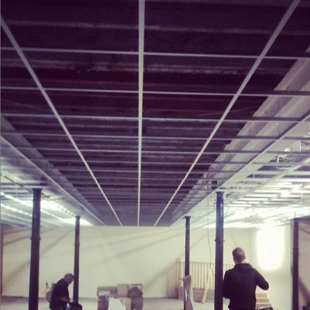 Granmore Ceilings On Twitter Granmores Fitters Hard At Work