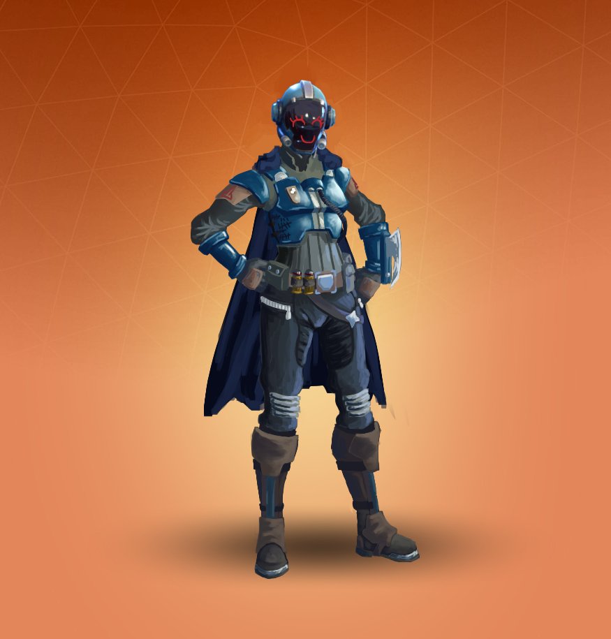EsteemPunksArt's tweet photo. Female Visitor I painted last year. #Fortnite #fanart https://t.co/njJtdcElIR