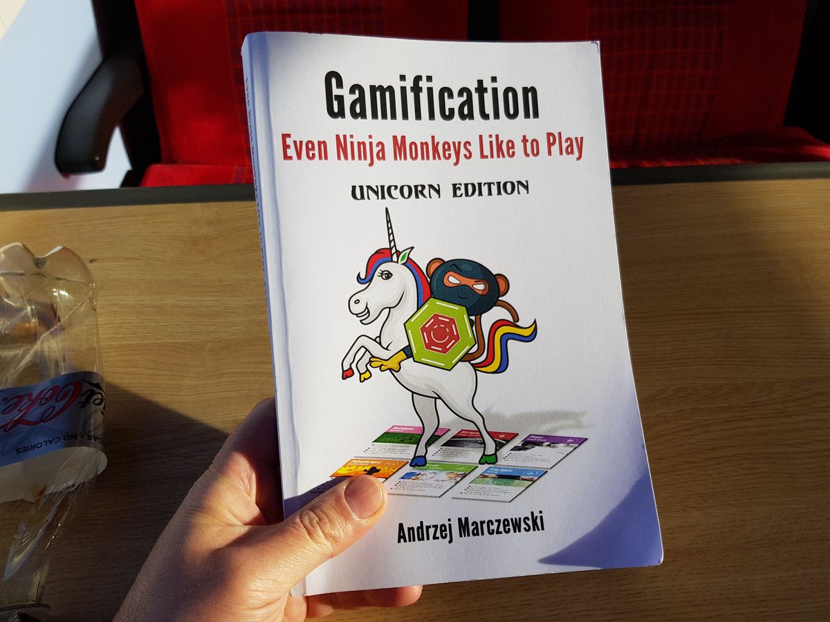 Just finished 1st book of the year, great read on #gamification really enjoyed the 2nd half, breaking down player types and mechanics, oh and I'll be banging out some spreadsheets!! #seriousgames #gbl