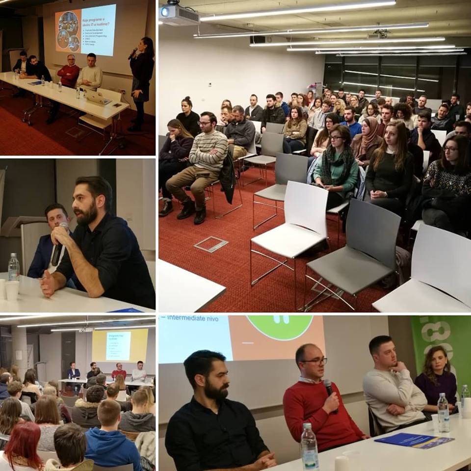 "Kako do karijere u IT-u?" pitanje je na koje smo sinoć pokušali odgovoriti zajedno sa našim predavačima - i pitanje koje su sebi postavili mnogi, sudeći po broju  ljudi koji su došli na ACADEMY387 Info dan 💬

#academy387 #education #kursevi #it #career #java #android #posao