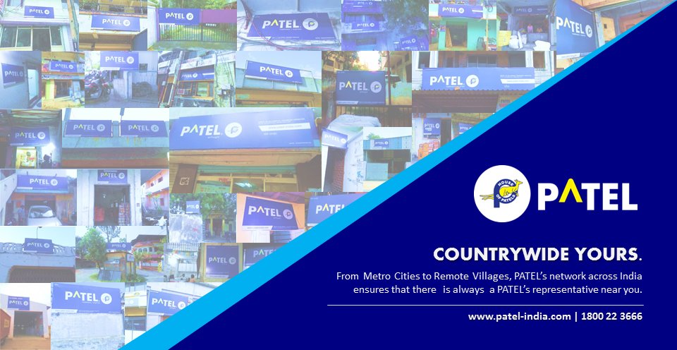PatelIntegrated's tweet photo. COUNTRYWIDE YOURS.
From Metro Cities to Remote Villages, PATEL'S Network across India ensures that there is always a PATEL'S representative near you.

#StrongestLogisticsNetwork #India #PatelIntegratedLogisticsLtd

https://t.co/IQK6FHyXmu | 1800 22 3666 https://t.co/z6tB1QVGvn