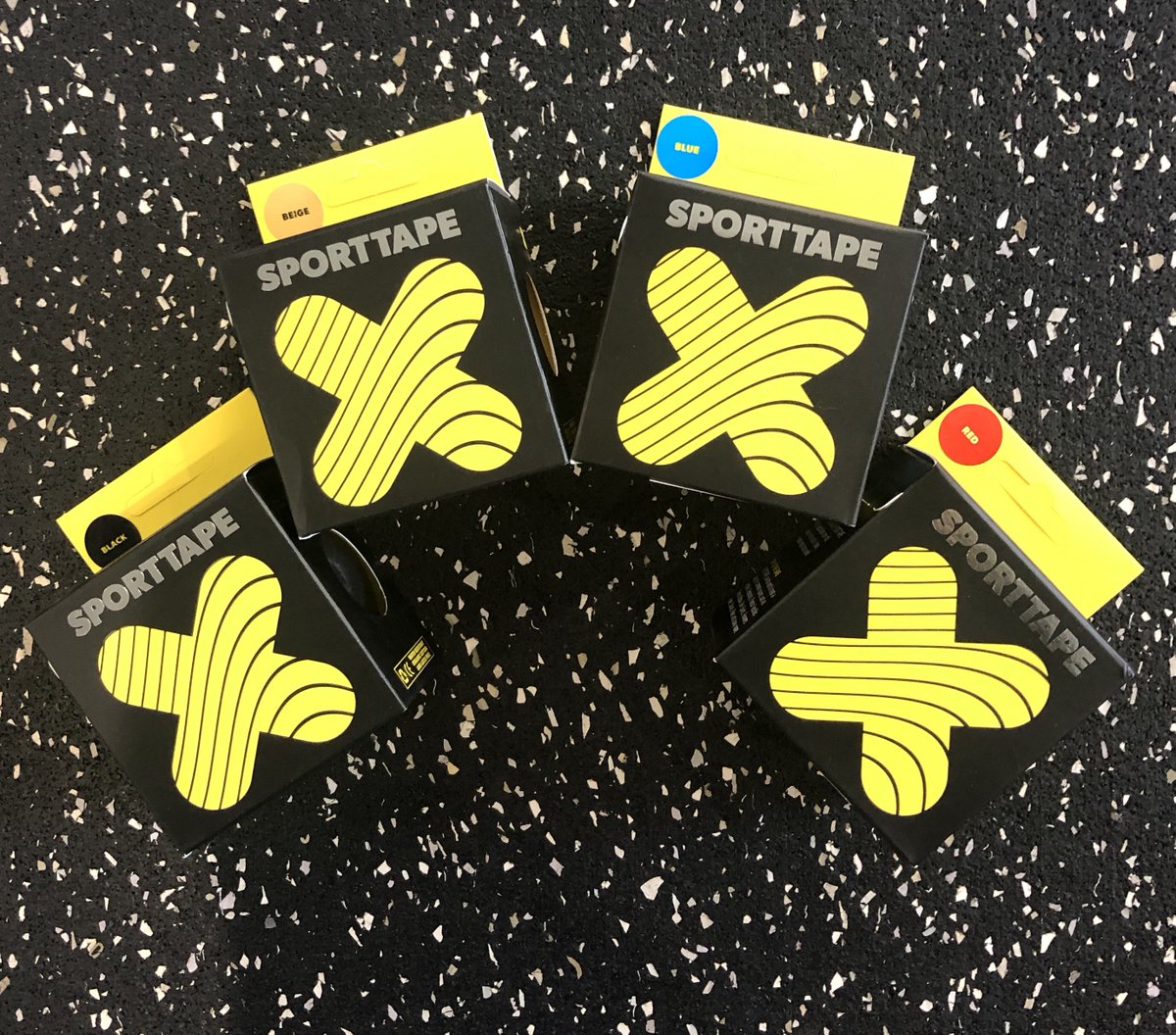 We are all stocked up again with @SPORTTAPE 
#SportsTape #Injury #Rehabilitation #Recovery